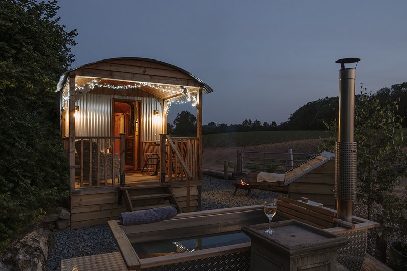 One of our private cabin in its own field